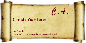 Czech Adrienn névjegykártya