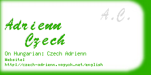 adrienn czech business card